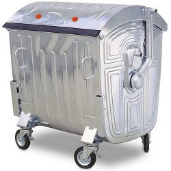 Müllcontainer 1100 Liter feuerverzinkt