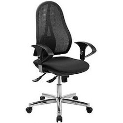 TOPSTAR Bürostuhl Open Point SY inkl. höhenverstellbaren Armlehnen schwarz