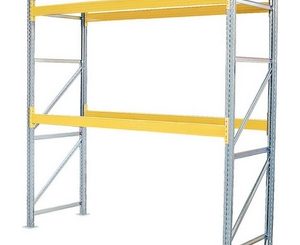 Palettenregal, 3 Ebenen, HxBxT 300x202,5x110 cm, Fachlast 3100 kg